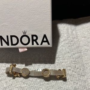 Pandora reflection bracelet with charm